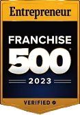 Entrepreneur Franchise 500 Ranked #1 In Category 2022 2 Years In A Row