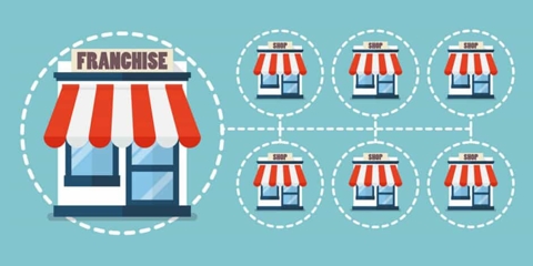 a cartoon image of stores