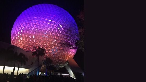 The Spaceship Earth geosphere at Epcot